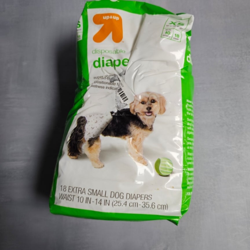 Tiny dog outlet diapers